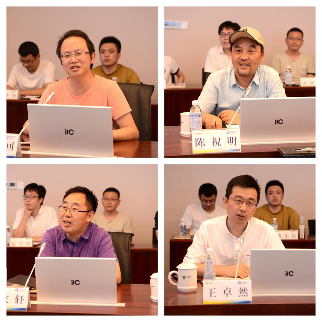 电子科技大学副校长胡俊与衢州市委组织部副部长林蕙来我院指导工作